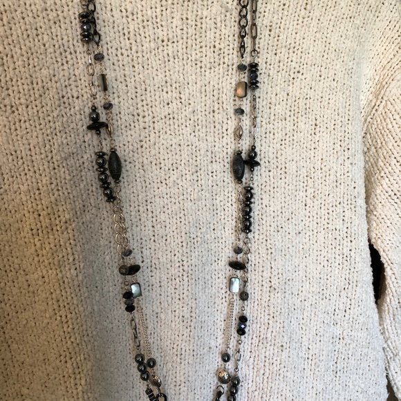 Mixed Bead and Chain Necklace #7 - Picture 8 of 8